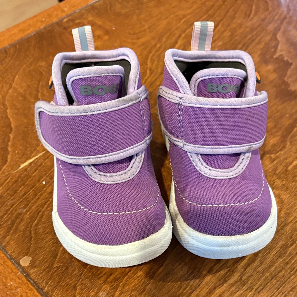 Bogs Purple Baby Walker Shoes